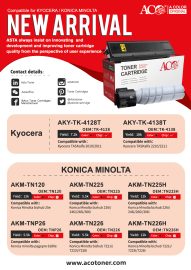 New Product Approch- KYOCERA / KONICA MINOLTA