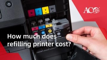 How much does refilling printer cost?