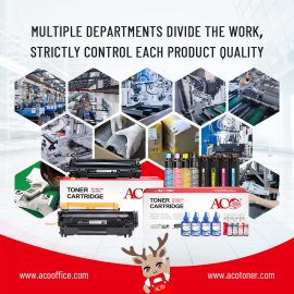 What quality tests do toner cartridges undergo before leaving the factory?