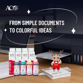 ACO Color Refill Ink — From Simple Documents to Colorful Ideas